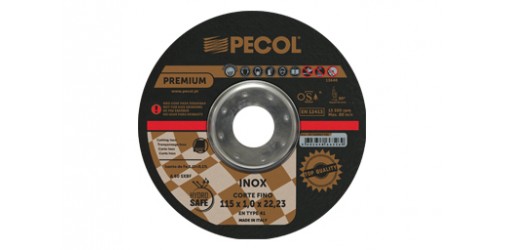 Disco de Corte Fino Inox Premium 115x1 - PECOL