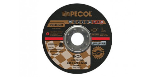 Disco de Corte Fino Inox Premium 125x1 - PECOL