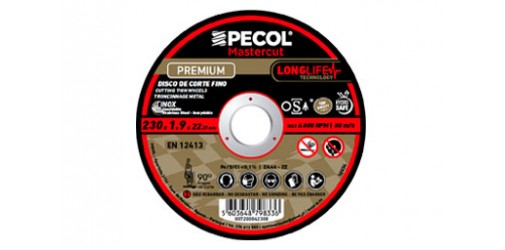 Disco de Corte Fino Inox Premium Long Life 230x1,9 - PECOL