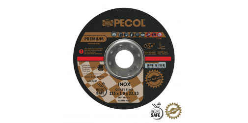 Fine Premium 125x1 Stainless Steel Cutting Disc - PECOL
